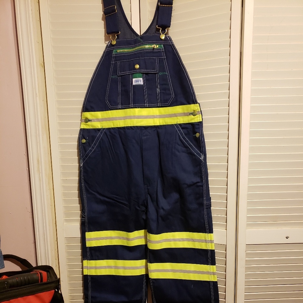 Hi-vis Libery overalls bibs NWT